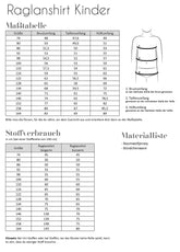 Papierschnittmuster Kinder Raglanshirt Fadenkäfer